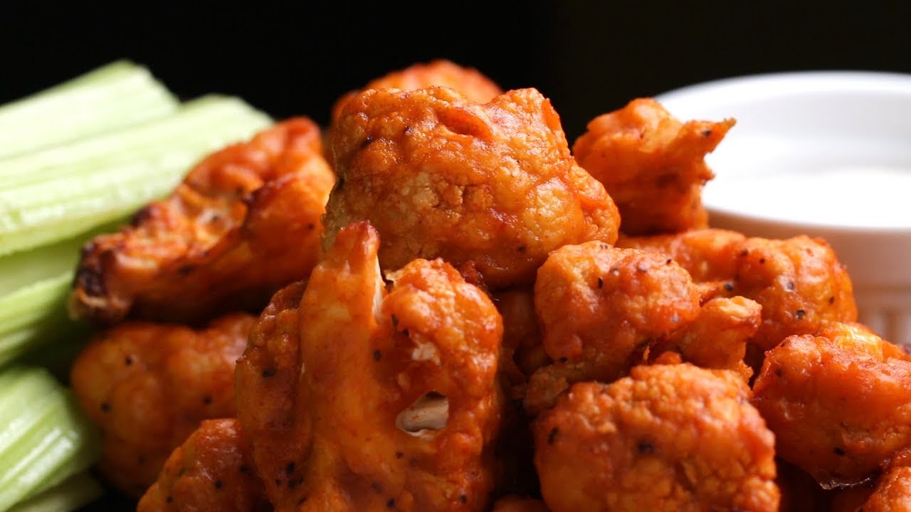 Baked Buffalo Cauliflower Bites (low carb/Keto)