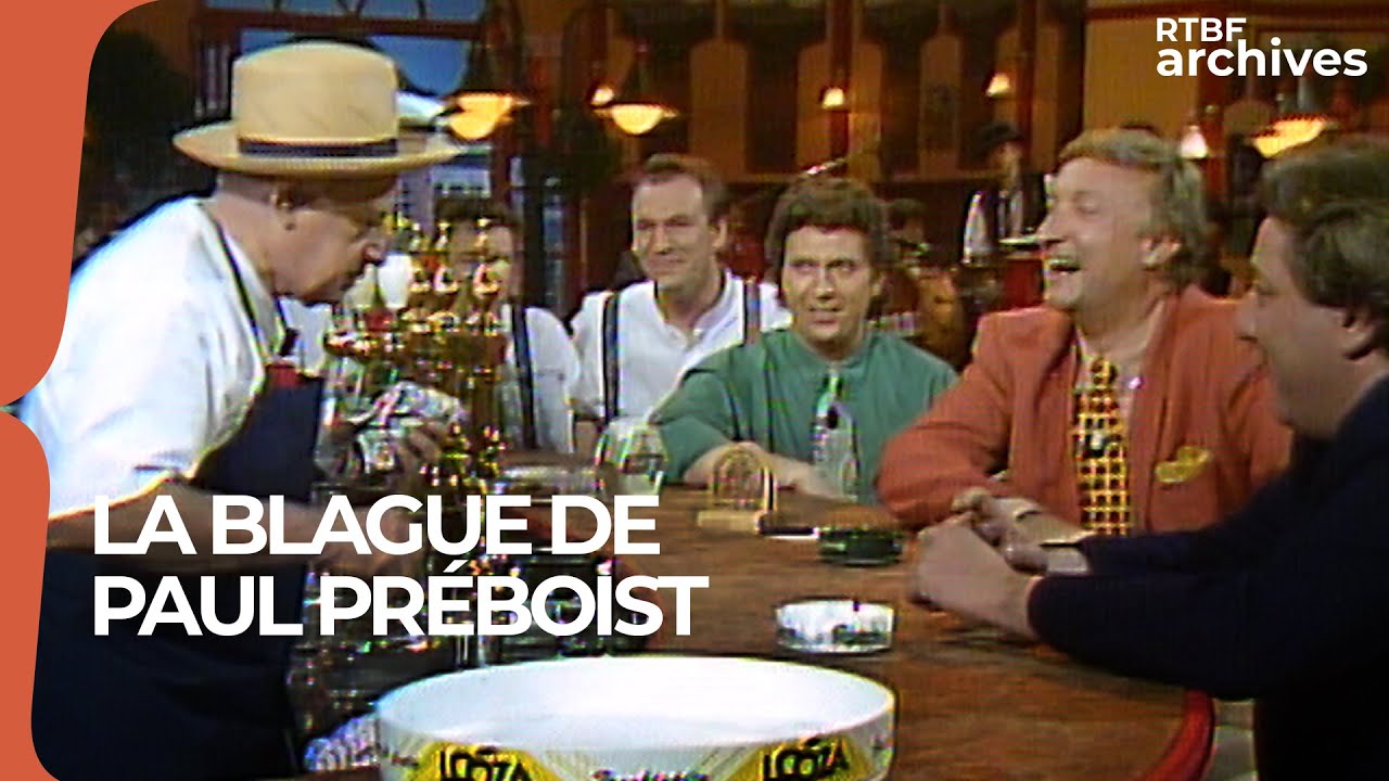 La blague de Paul Pr&eacute;boist dans Bon week-end en 1994 - RTBF Archives