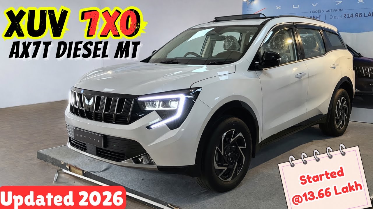 Mahindra Xuv 7XO AX7T Diesel🚀|| Xuv 7XO Full Detailed Review || Xuv 7XO Started @13.66 Lakh🔥