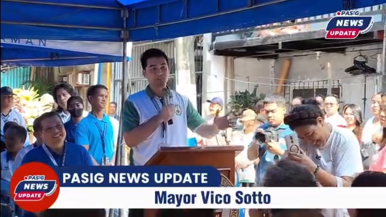 🔵Mayor Vico Sotto sa Inauguration of IMPROVEMENT of Sidewalk and Drainage