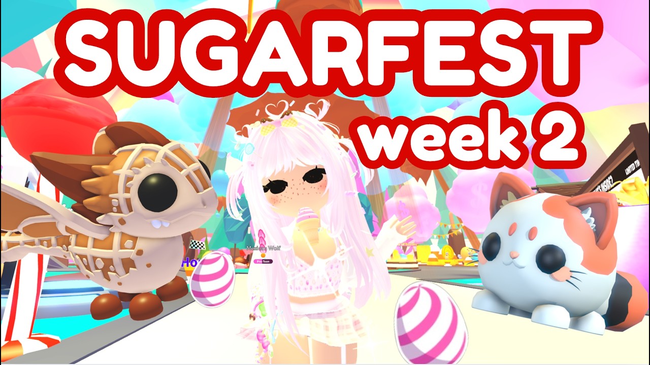 🔴 How to get Mochi Meow and Waffle Wyrm in SUGARFEST WEEK 2!  #adoptme #roblox