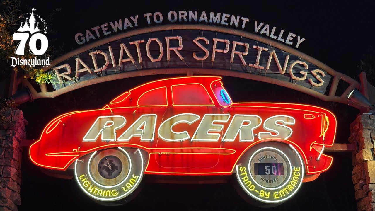 Radiator Springs Racers - Cars Land - On-Ride - POV - July 18, 2025 - #Disneyland70