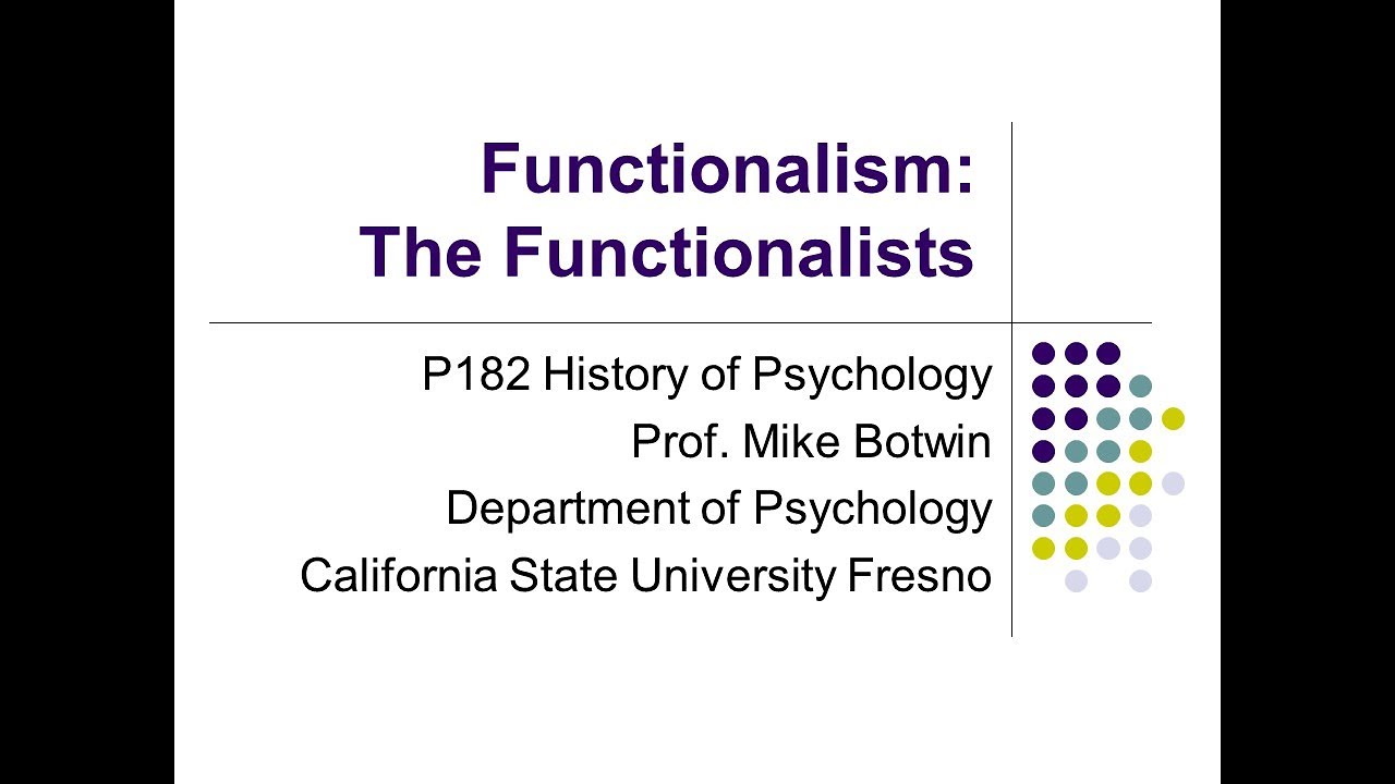 P182 Functionalists