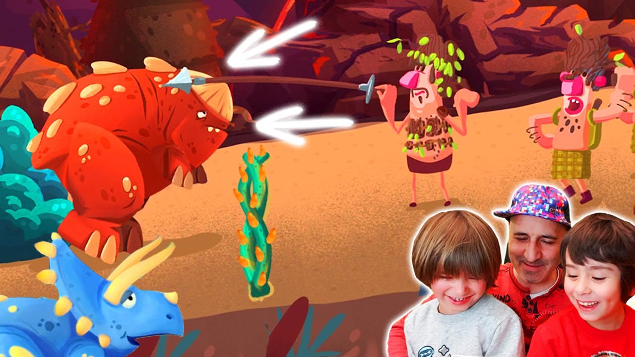 Tenemos a ROCKY!! Dani y Evan en Dino Bash