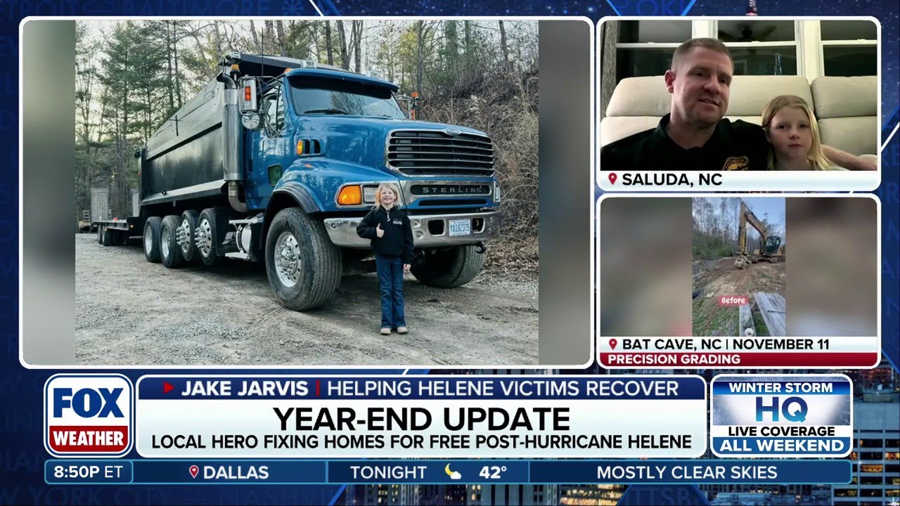 Local Hero Recognized For Rebuilding Community After Hurricane Helene Devastated North Carolina