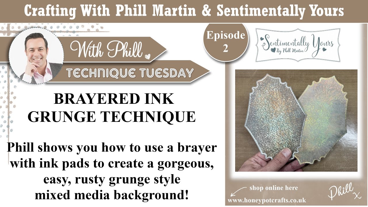 Brayered Ink Grunge Background Technique