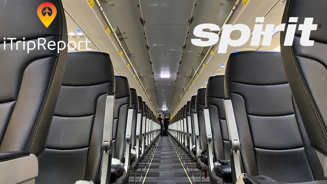 NEW INTERIOR Spirit Airlines A320neo Review