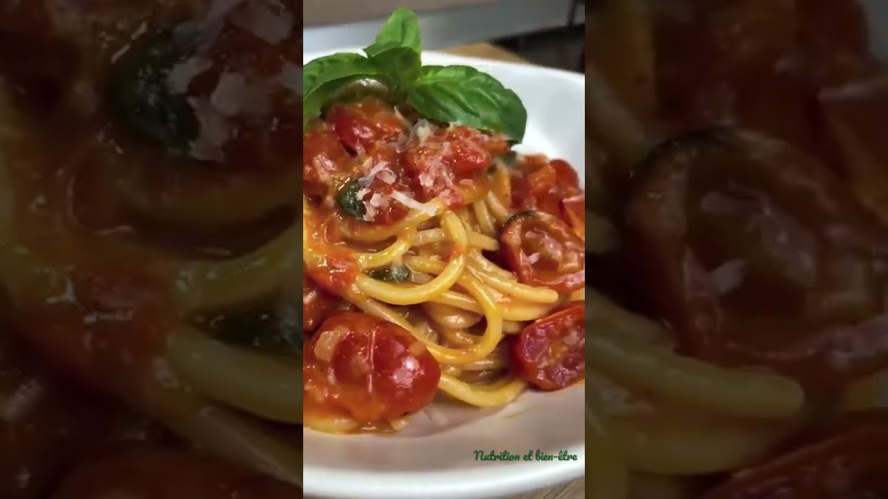 recette facile et rapide spaghetti aux l&eacute;gumes repas facile