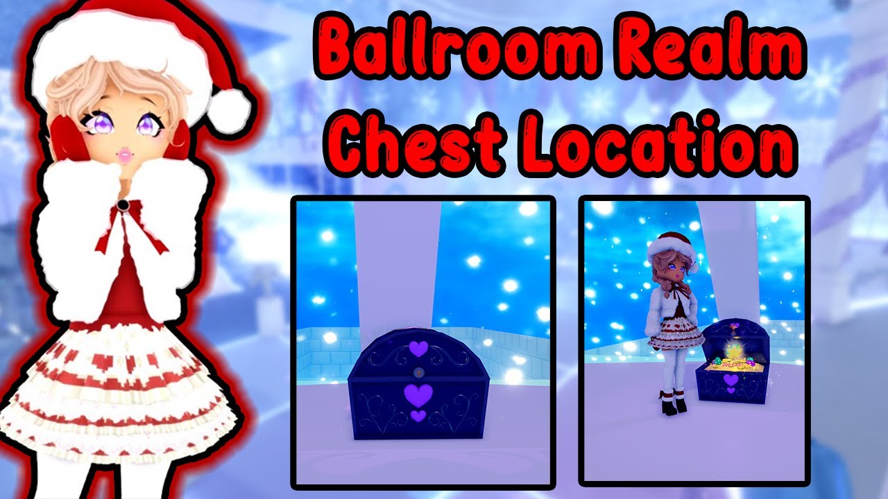Расположение сундука в новом бальном зале Realm Royale High Glitterfrost Update