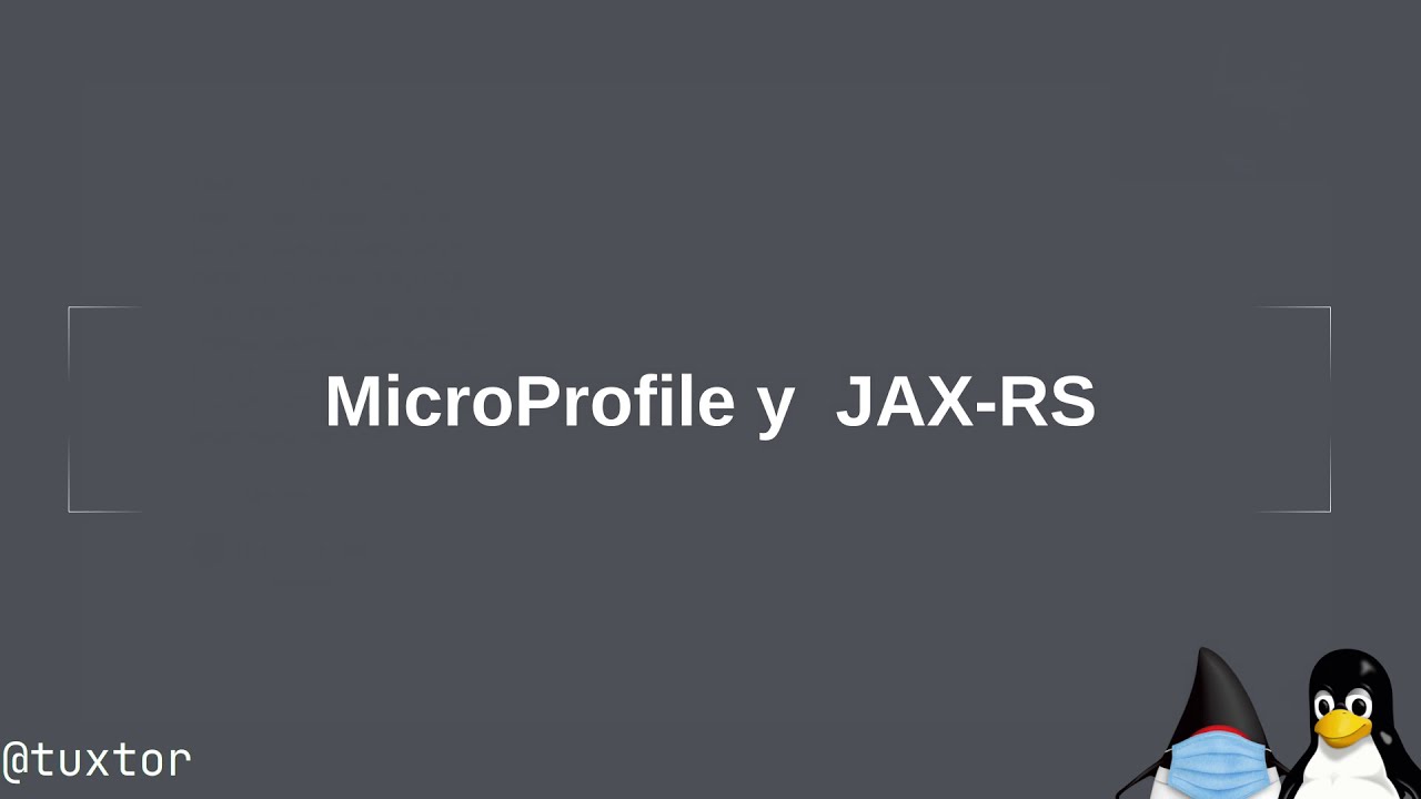 Servicios REST con MicroProfile, JAX-RS y Apache TomEE