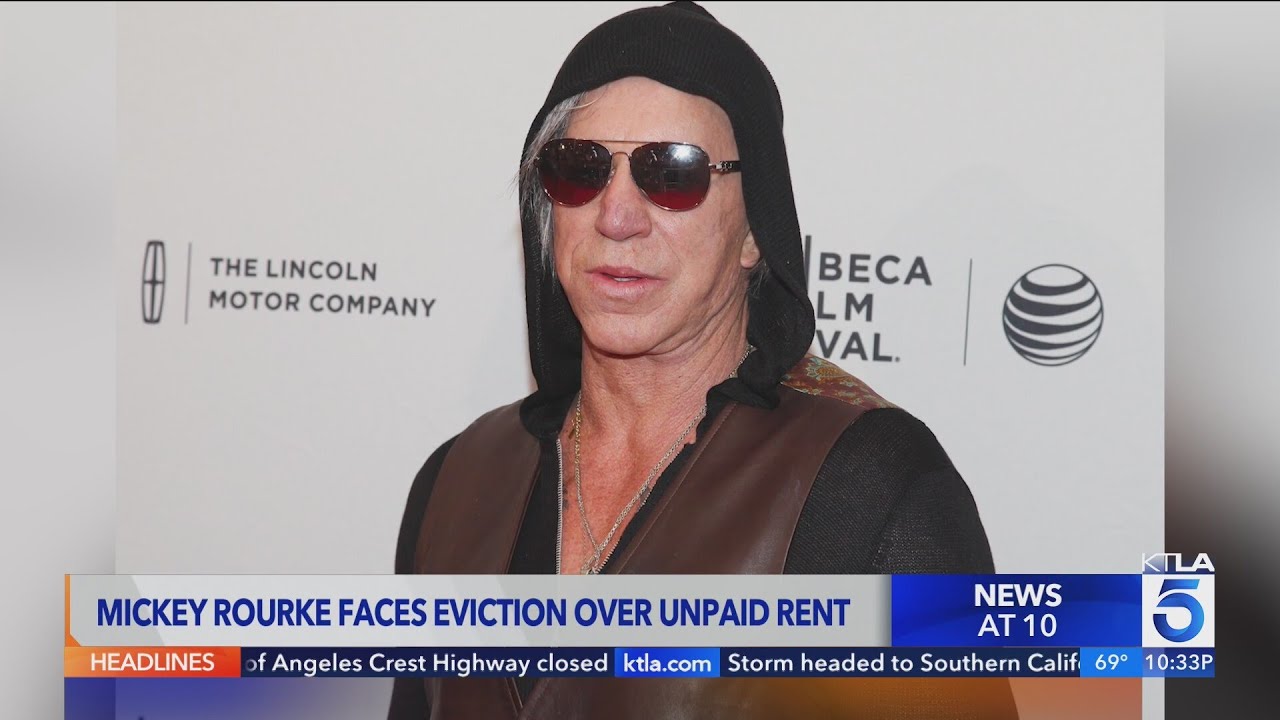 Actor Mickey Rourke facing eviction from L.A. home