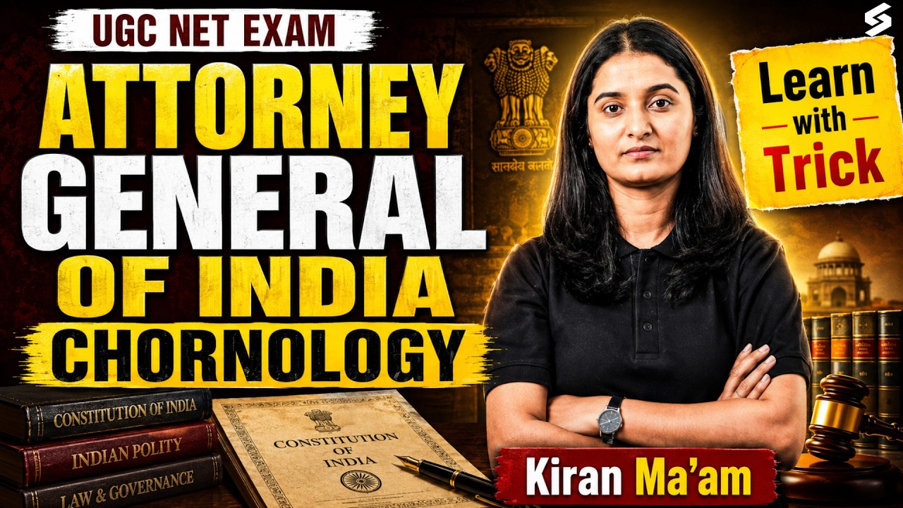 UGC NET June 2026 | Attorney General of India Chronology Tricks 🔥 | Most Expected Questions | Kiran