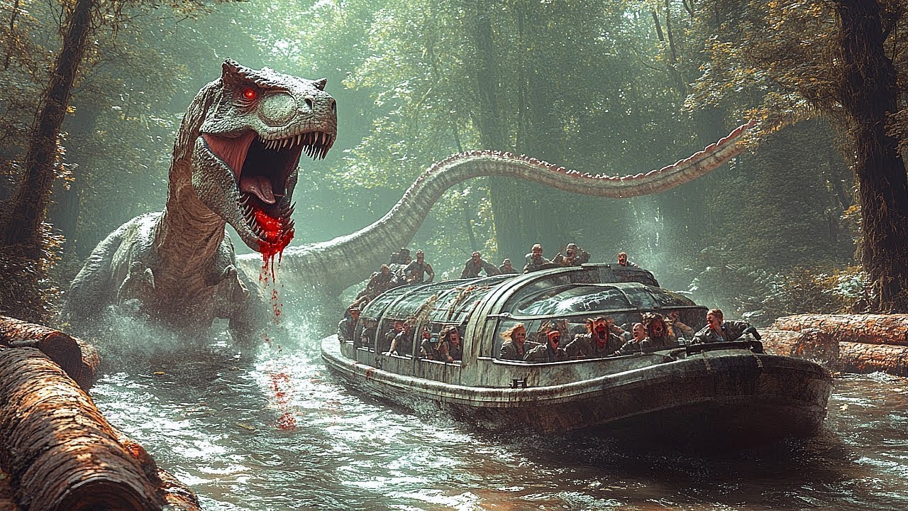 Explorers get TRAPPED on the RIVER with CARNIVOROUS DINOSAURS and need to create an escape plan