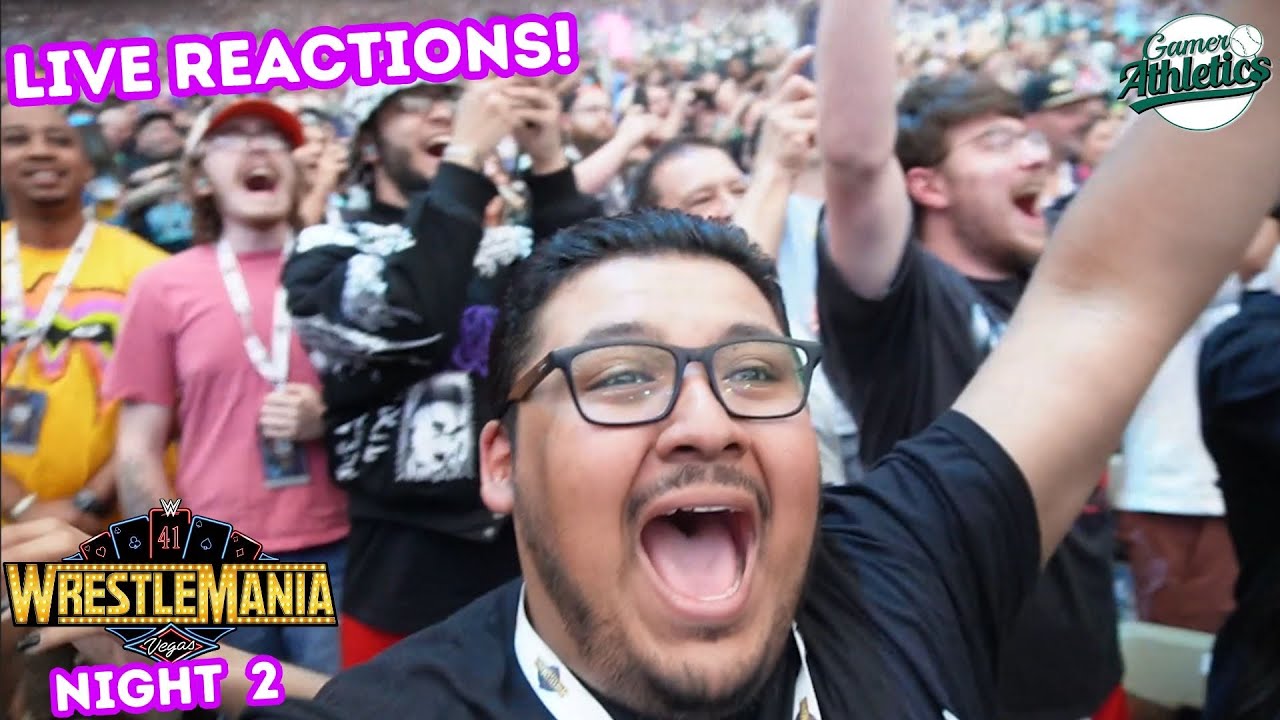 Our LIVE Reactions to Wrestlemania 41 Night 2 at Allegiant Stadium in Las Vegas