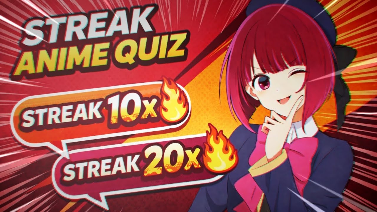 HOW MUCH CAN YOU GUESS❓ANIME STREAK QUIZ 10X - 20X🔥 OPENING & ENDING RANDOM SONGS🎶🔥. EP 1