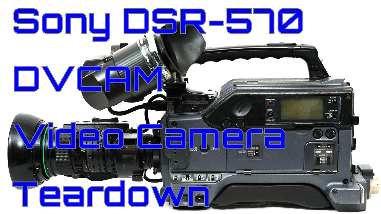EW0093 — Разборка видеокамеры Sony DSR-570 DVCAM