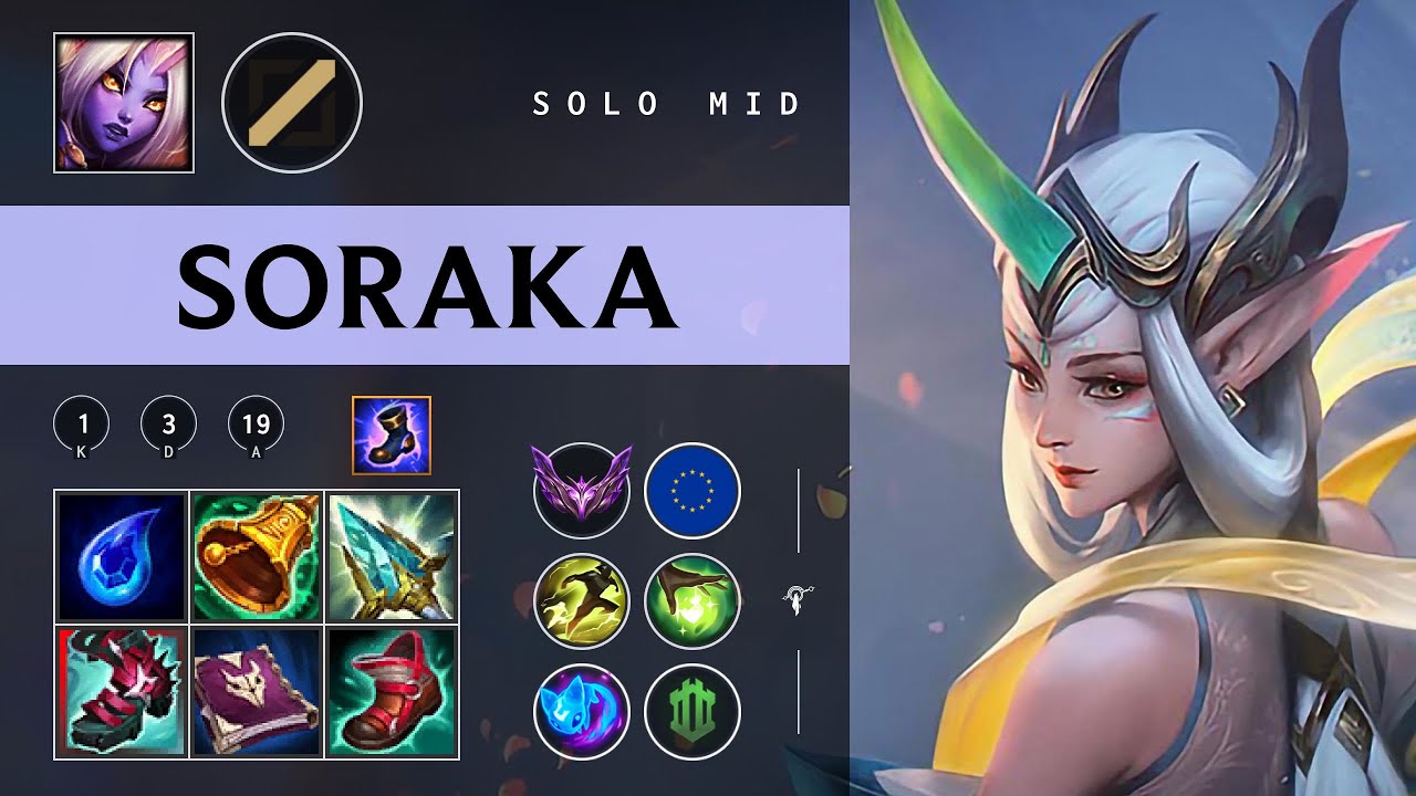 Soraka Mid vs Ekko - EUW Master Patch 26.02