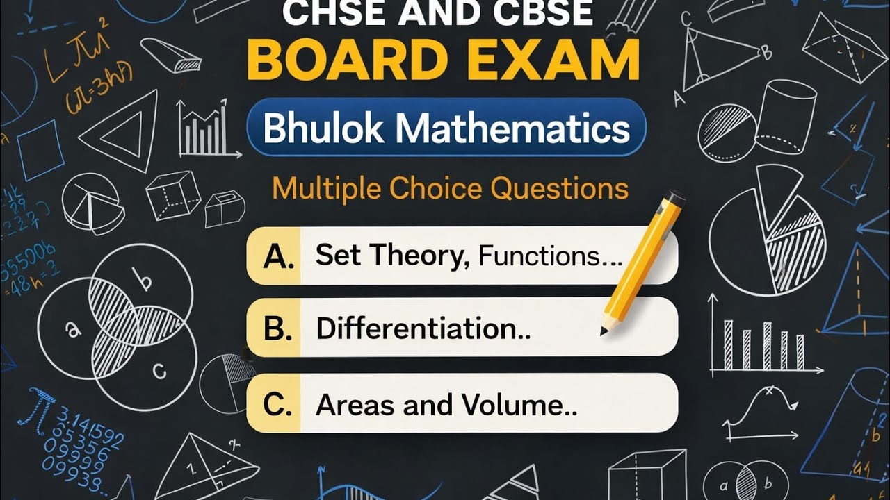 MCQ/CLASS XII/CBSE/CHSE/ICSE/BHULOKS MATHEMATICS/P9/MATHEMATICS 