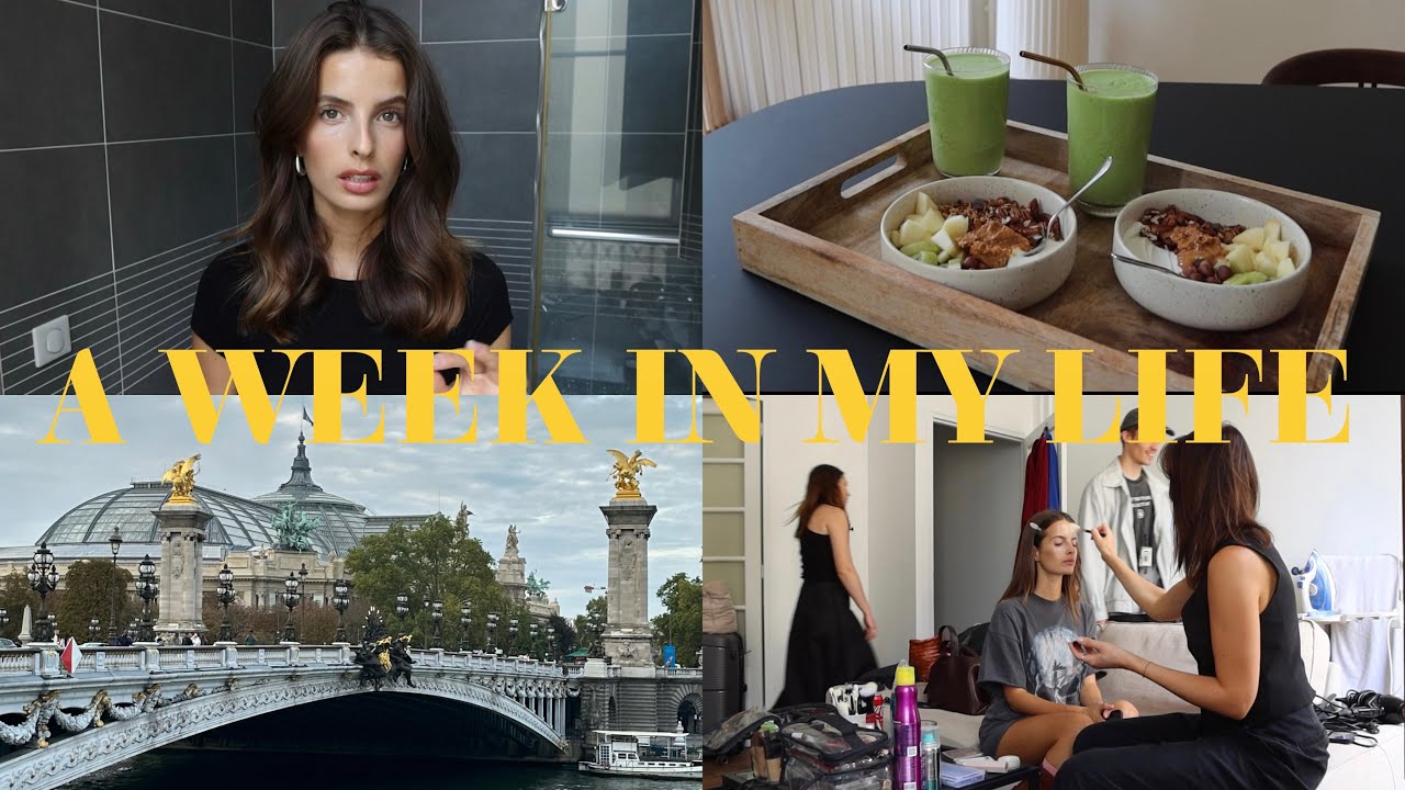 WEEKLY VLOG : modeling, pfw, cooking, home moments…