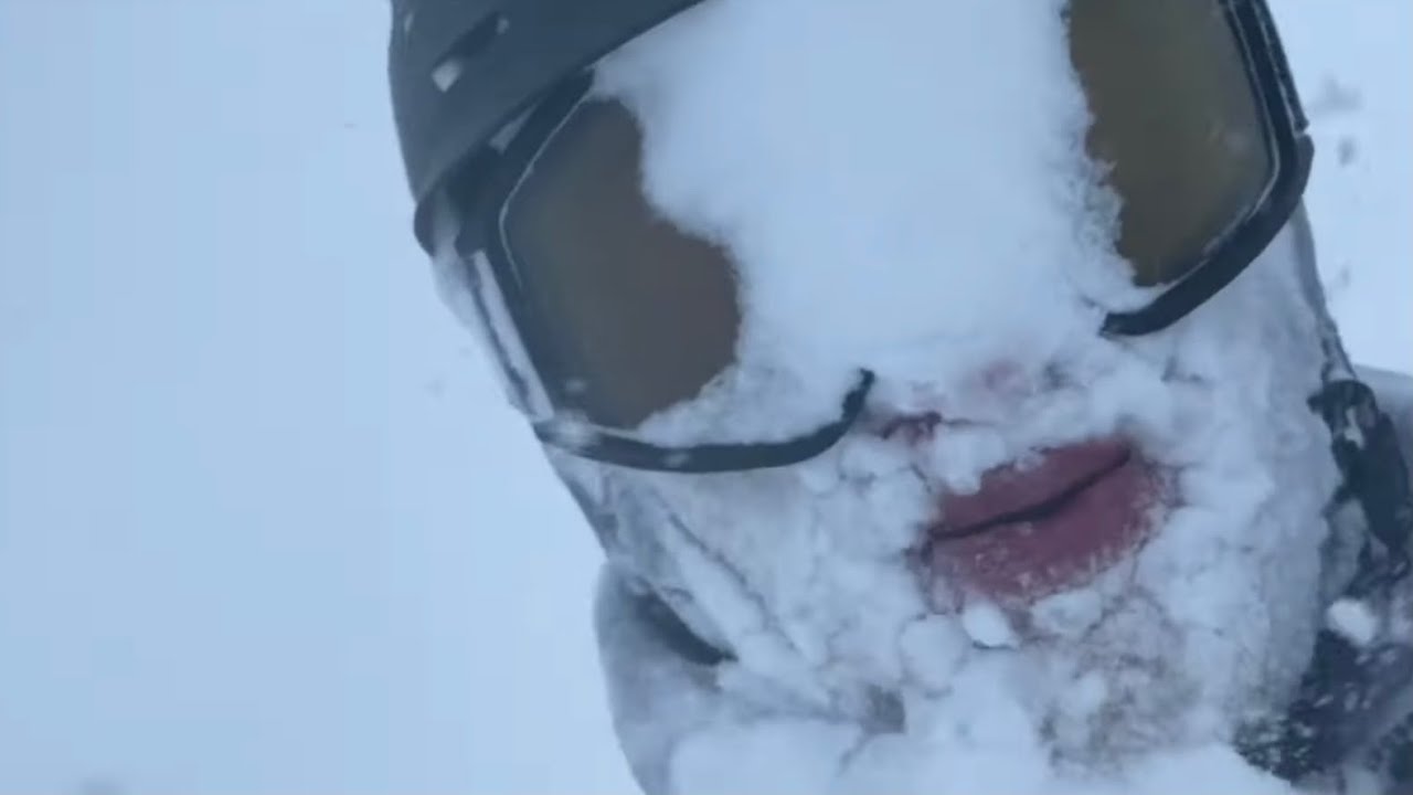 Powder Snowboarding In Austria