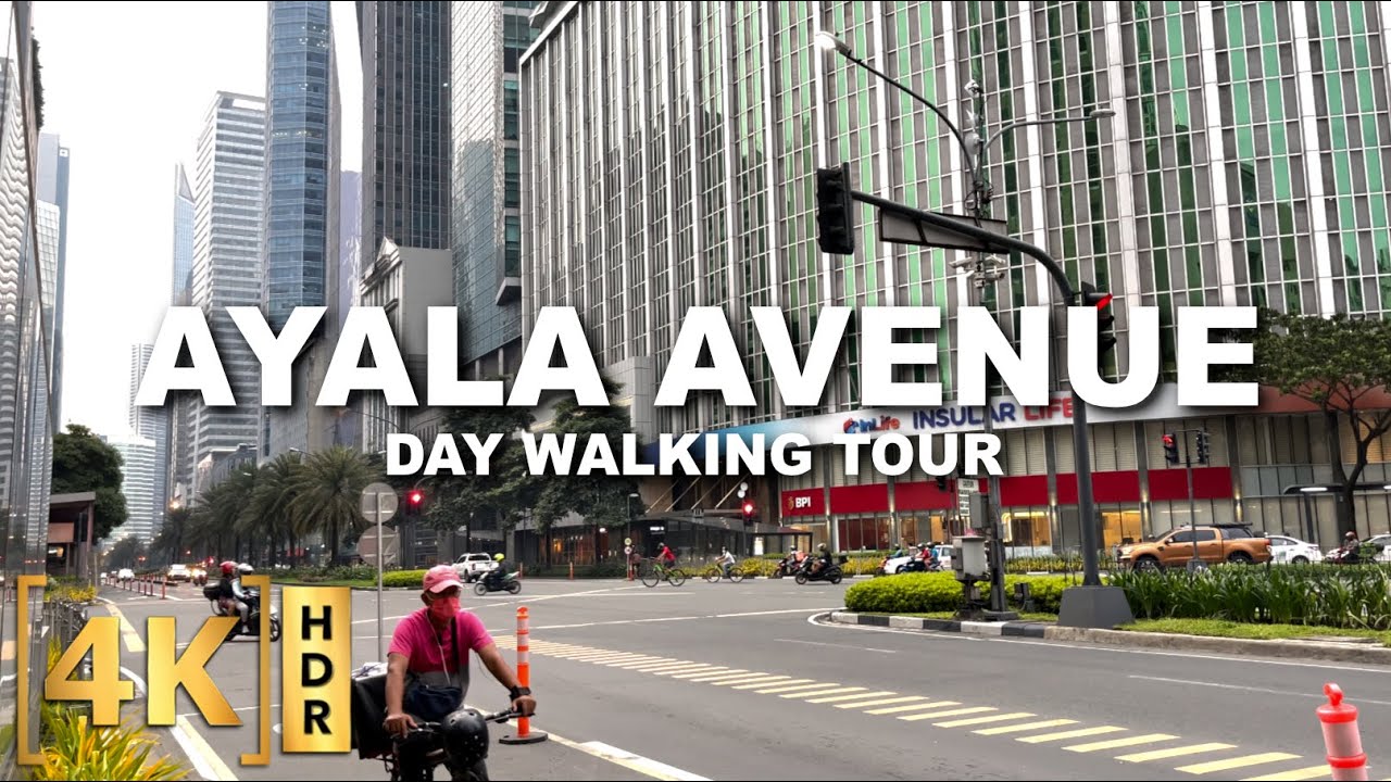 Ayala Avenue Day Walk | 4K HDR | Makati City, Philippines