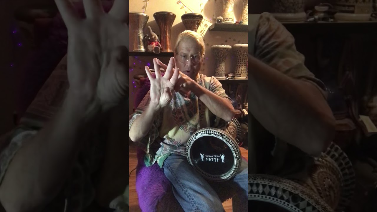 Darbuka, Doumbek, Dumbek,drum split finger technique exercises.