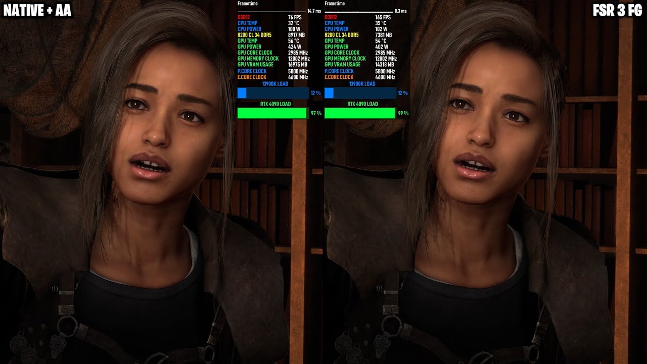 Forspoken - Native vs FSR 3 Built-In Benchmark | RTX 4090 4K