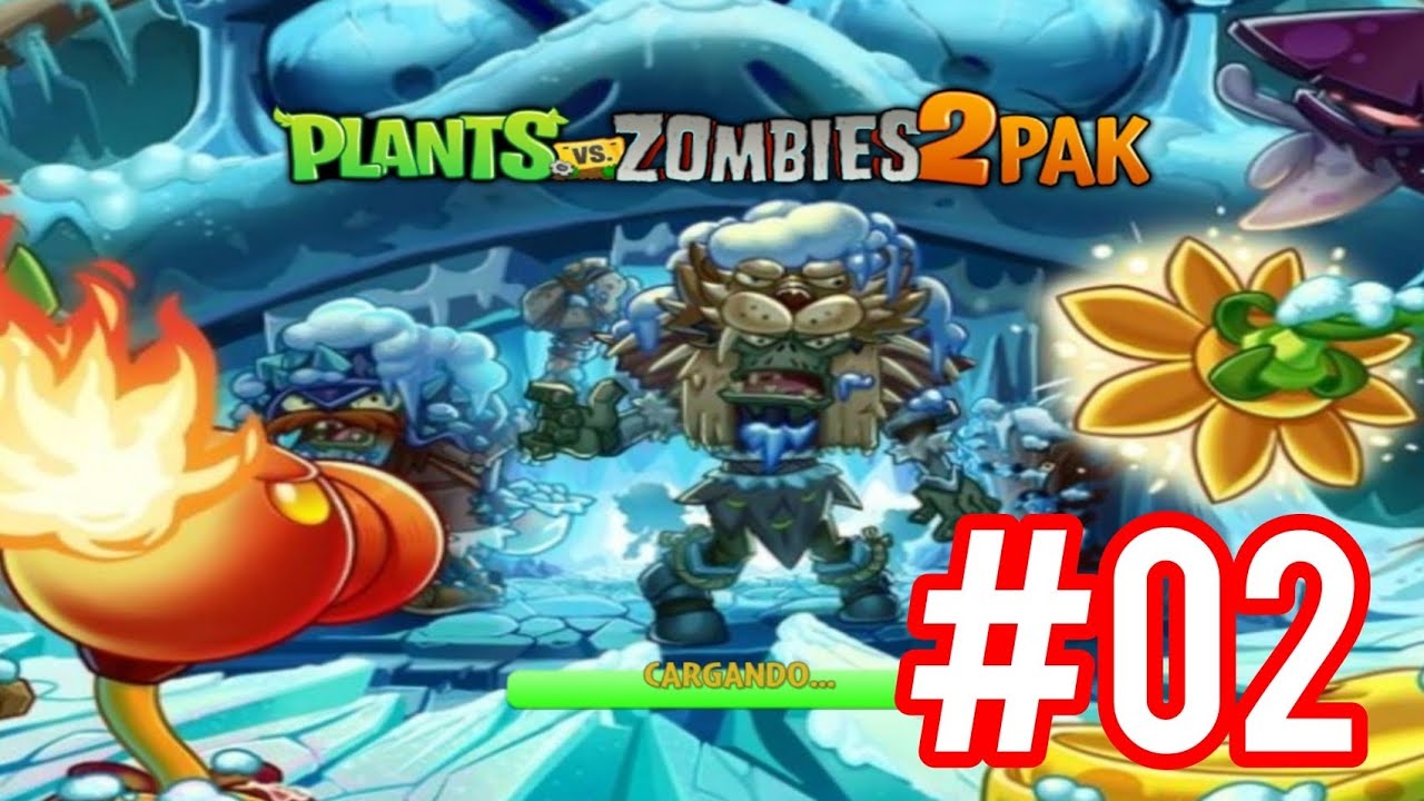 Plants vs Zombies 2 PAK Cuevas Congeladas Aventura 1 Noche (Nivel 1 al 10).