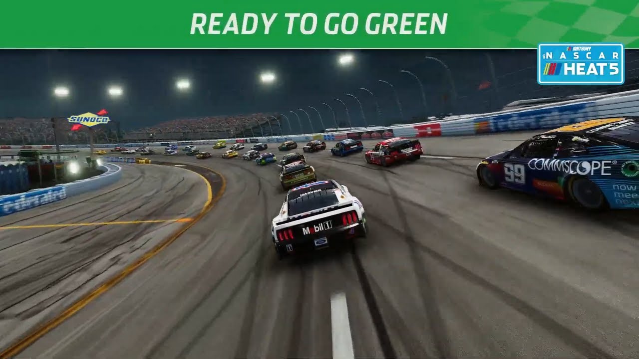 iNASCAR HEAT 5 : Race 11 Richmond Raceway Simulation