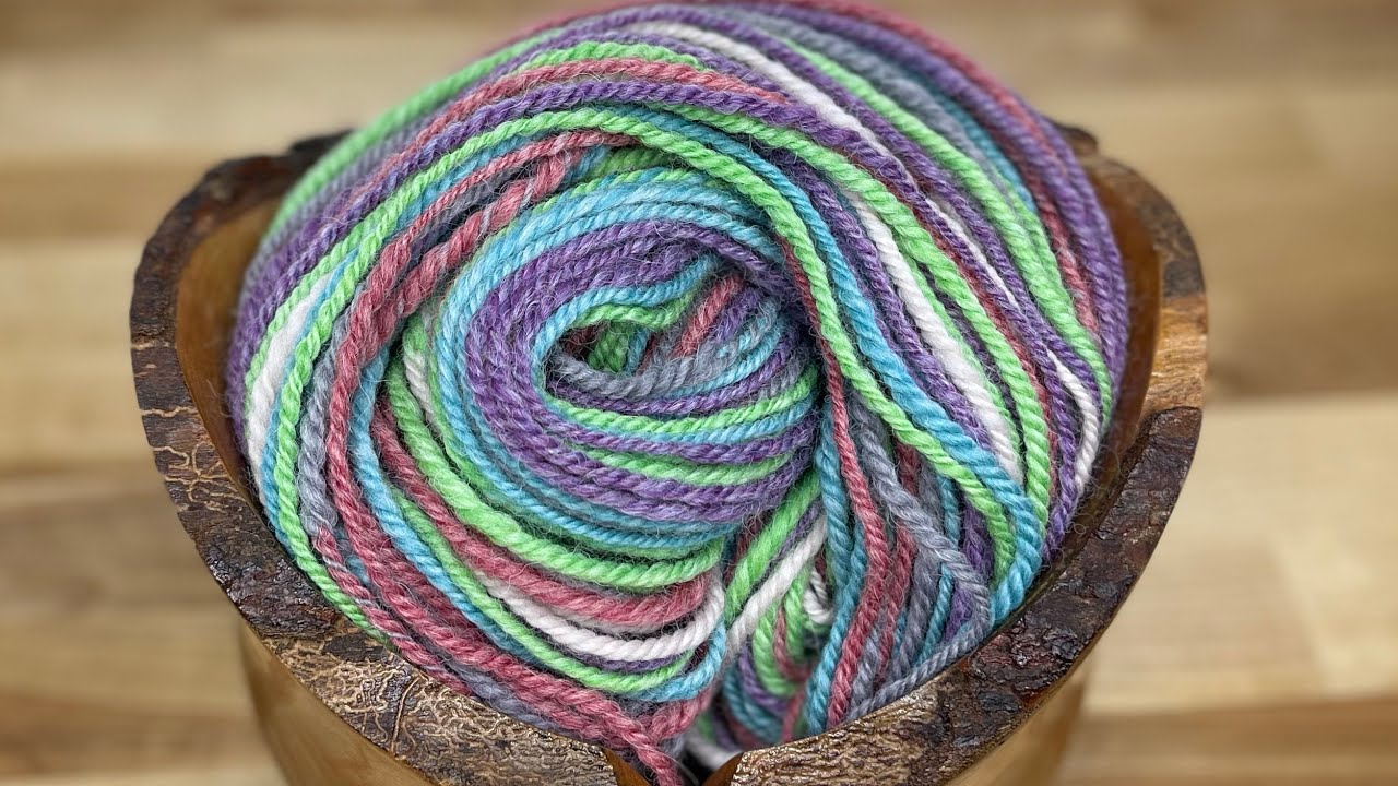 How To Spin A Self-Striping Yarn And What Is Grist?!