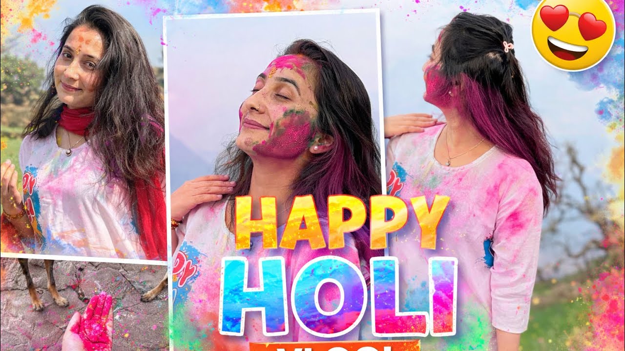 Aaz hamare ghar pe aai HOLI🤍🎨