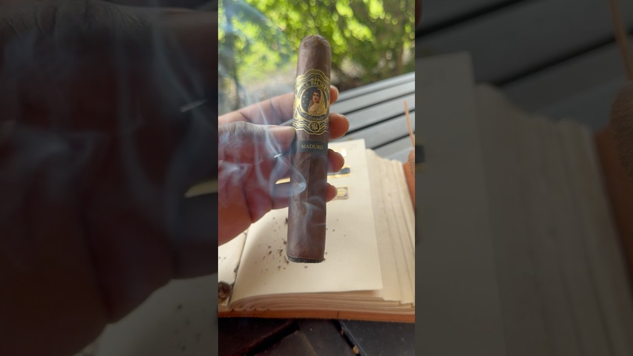 La Palina Classic Maduro 🍂💨 #asmr #cigarsdaily #shortvideo #peace