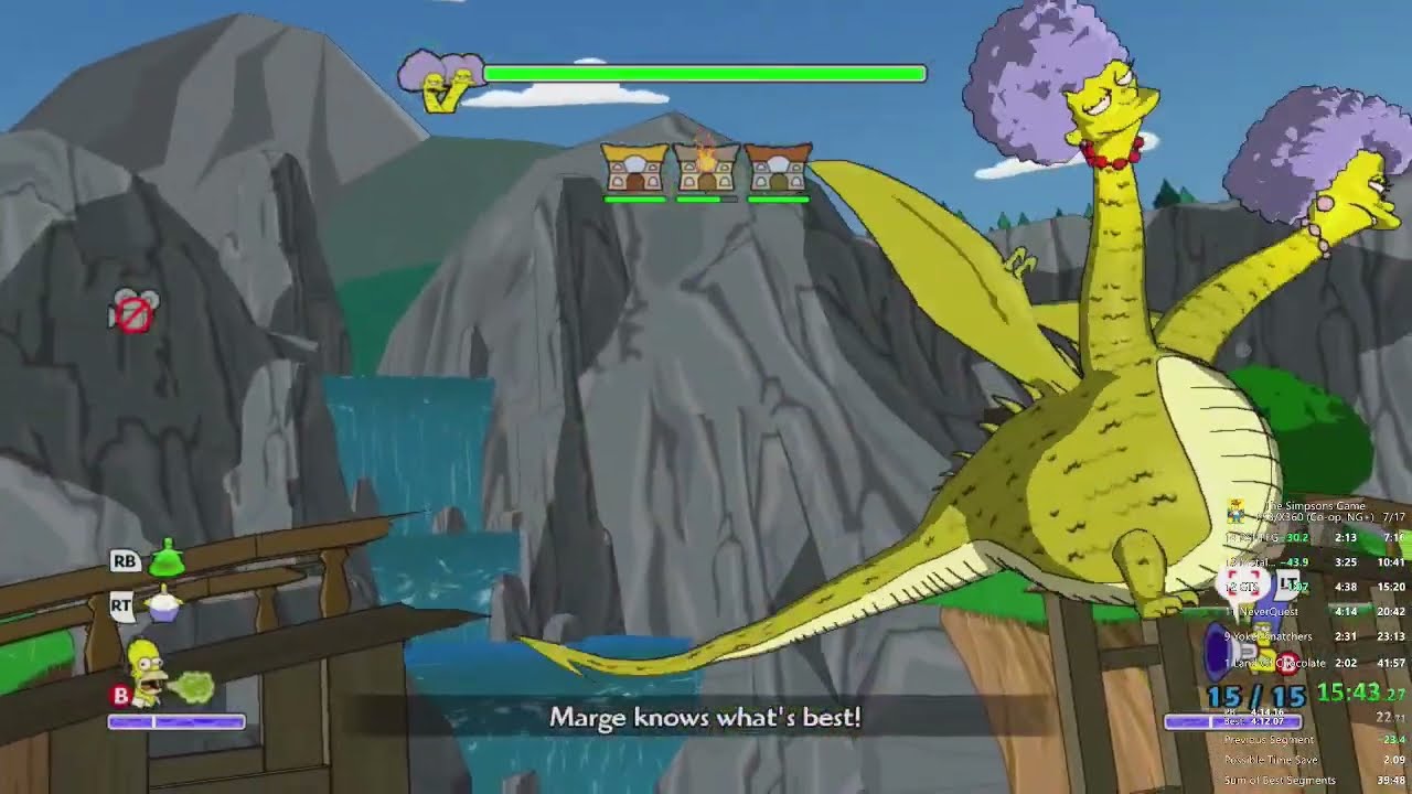 The Simpsons Game NG+ Co-op In 39:59