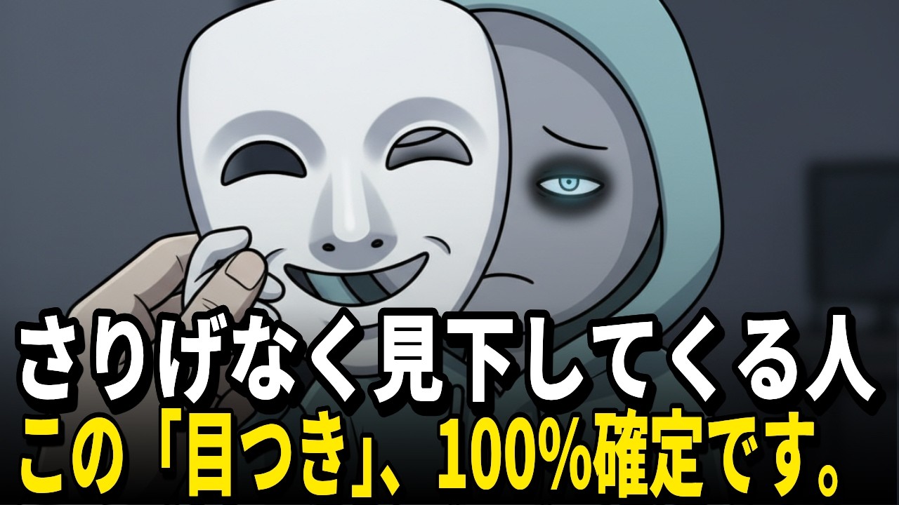 【確信犯】”さりげなく”あなたを見下している人のサイン5選