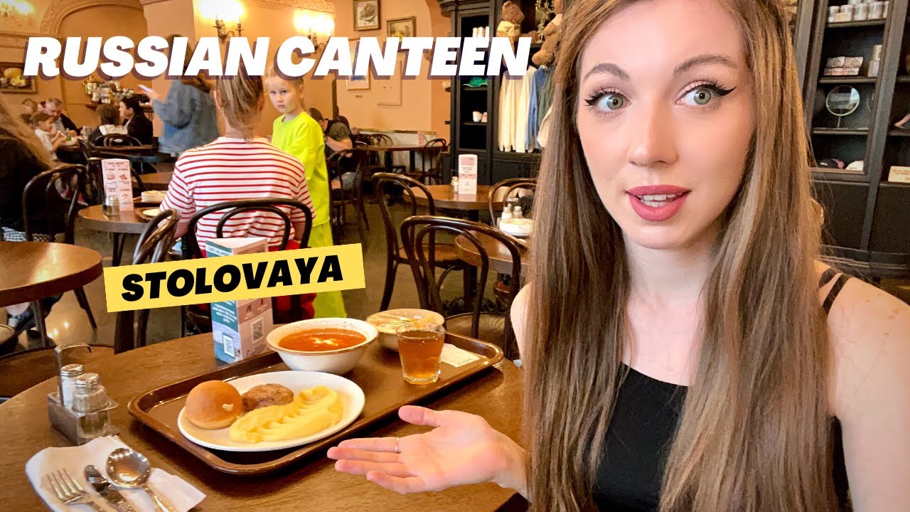 Russian food you must try! Visiting historical canteen in Russia 🇷🇺