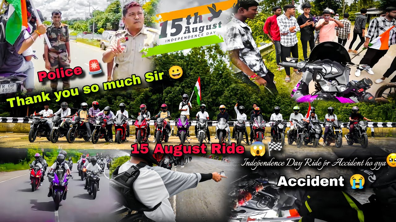 Independence Day Ride Gone Wrong 😭 || Special Thanks to Tripura Police 🚨 || Bro Biker