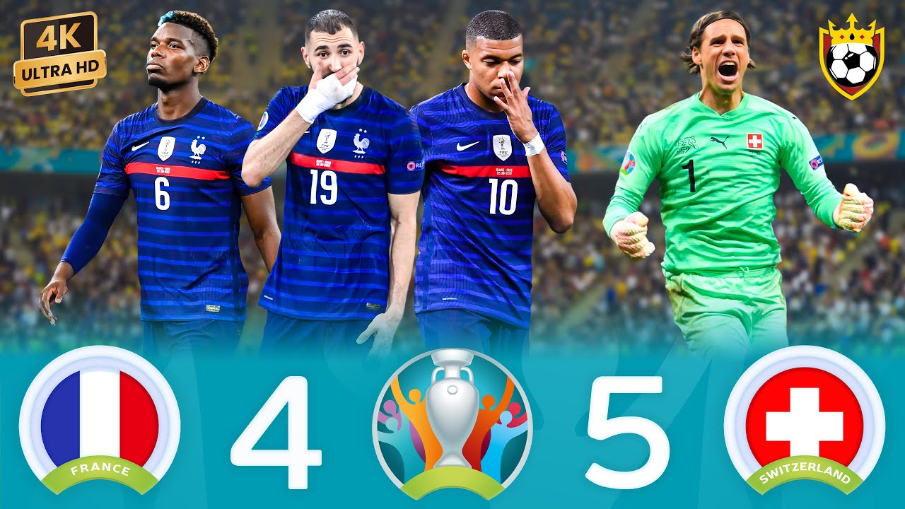 Швейцария шокирует мир и выбивает Францию🤯🔥💥❯ Франция (4-5) Швейцария ● EURO 2020 🎬 4K