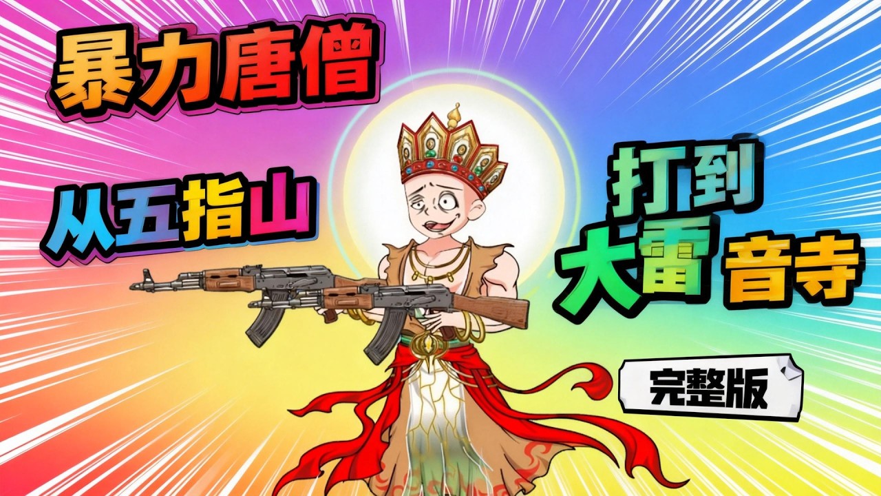 【一口气看完】西游过后五百年，我穿越到西天取经之后的五百年，成了一个破庙中的不知名和尚，被系统误会是唐僧，还让我去西天取经！#夜一漫谈 #暴力唐僧：从五指山打到大雷音寺