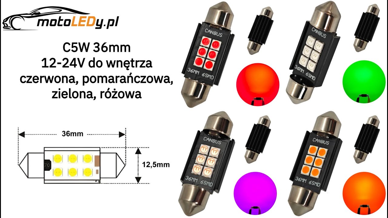 Te Żarówki LED 36mm, Zmieniły Moje Auto Nie Do Poznania 🔥