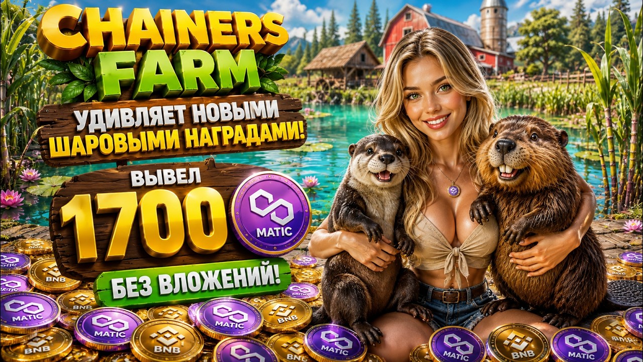 😱 CHAINERS FARM СНОВА РАЗДАЕТ! Вывел 1700 MATIC БЕЗ ВЛОЖЕНИЙ! НОВЫЕ НАГРАДЫ