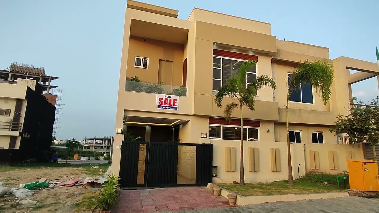 5 Marla Beautiful Front Open Park Face Designer House For Sale In Bahria Town Phase 8 Rawalpindi
