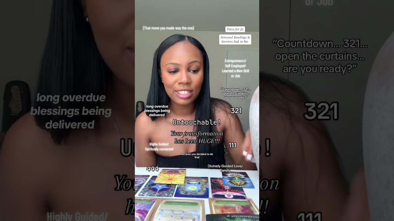 Your transformation has been huge - Sariyah The Oracle