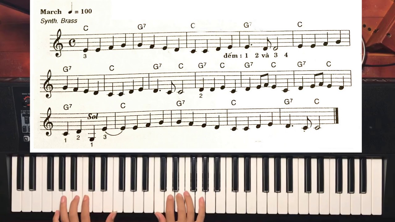 ODE TO JOY - [Phương pháp học đàn Organ - Lê Vũ - tập 1 - trang 27]
