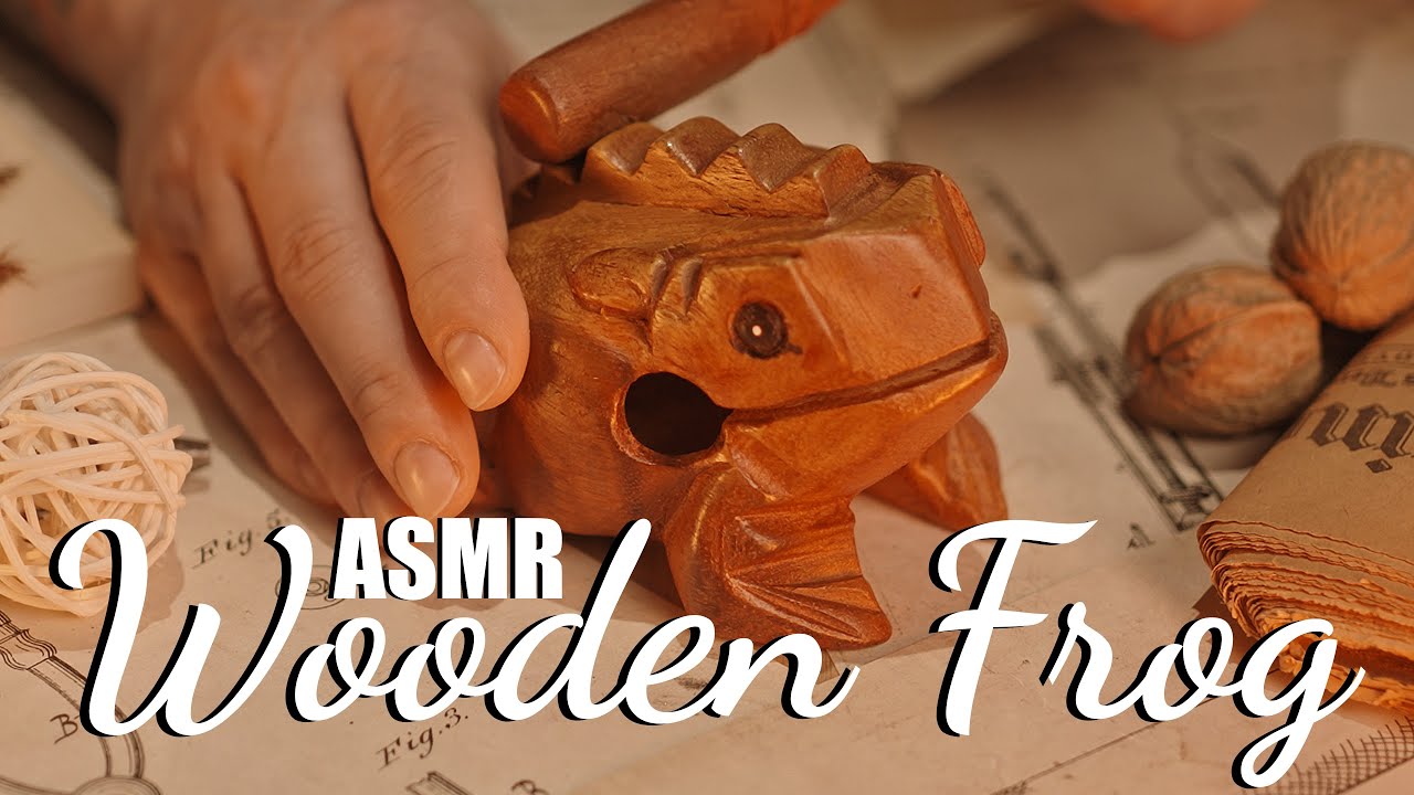 ASMR Wooden Frog: The Ultimate Sleep Therapy - (No Talking, Wood Sounds)