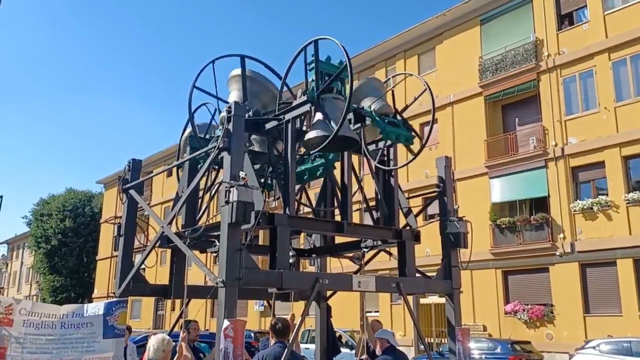 UK Ringers (Campanari inglesi) at 2022 Italian National Raduno in Crema - 29th May 2022