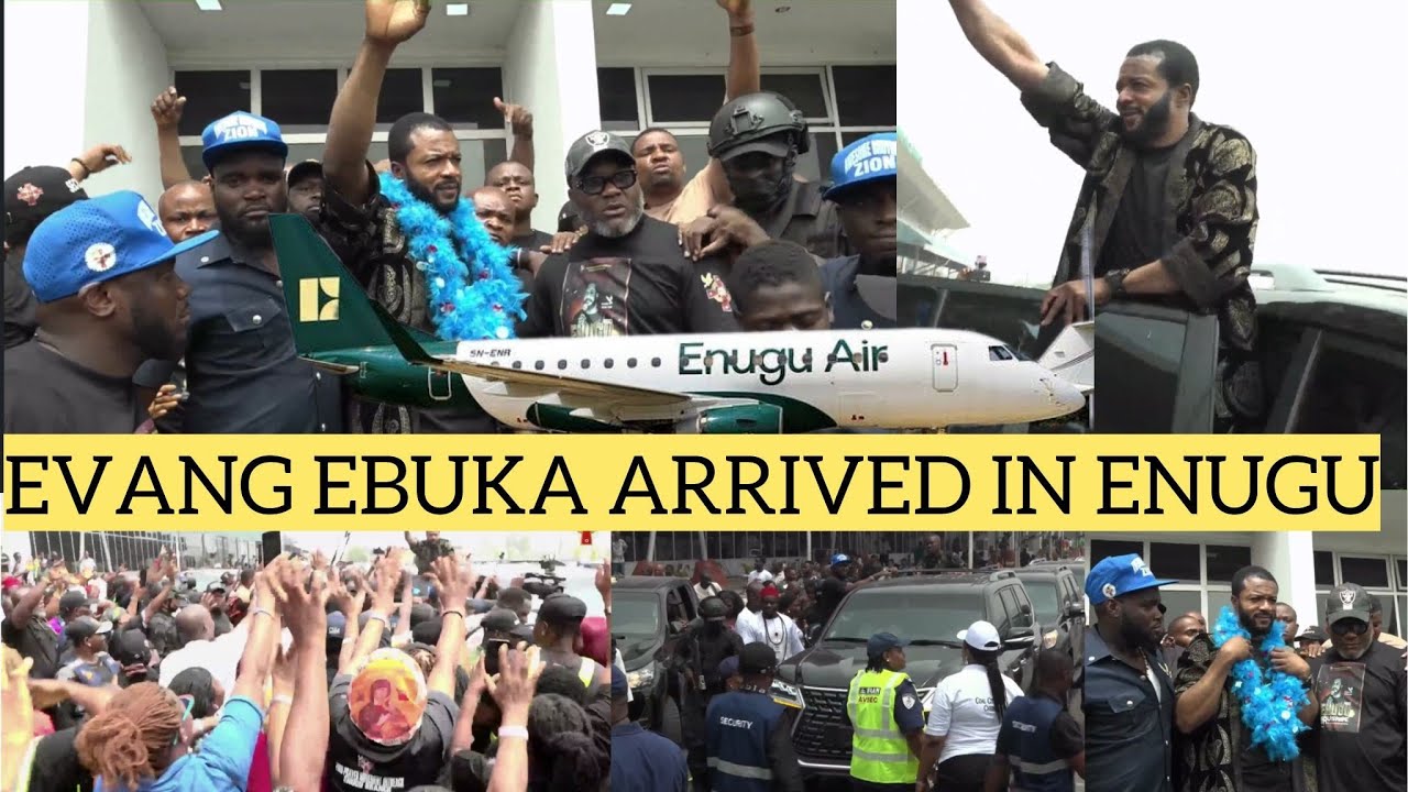 EVANG EBUKA OBI ARRIVED IN ENUGU LIVE