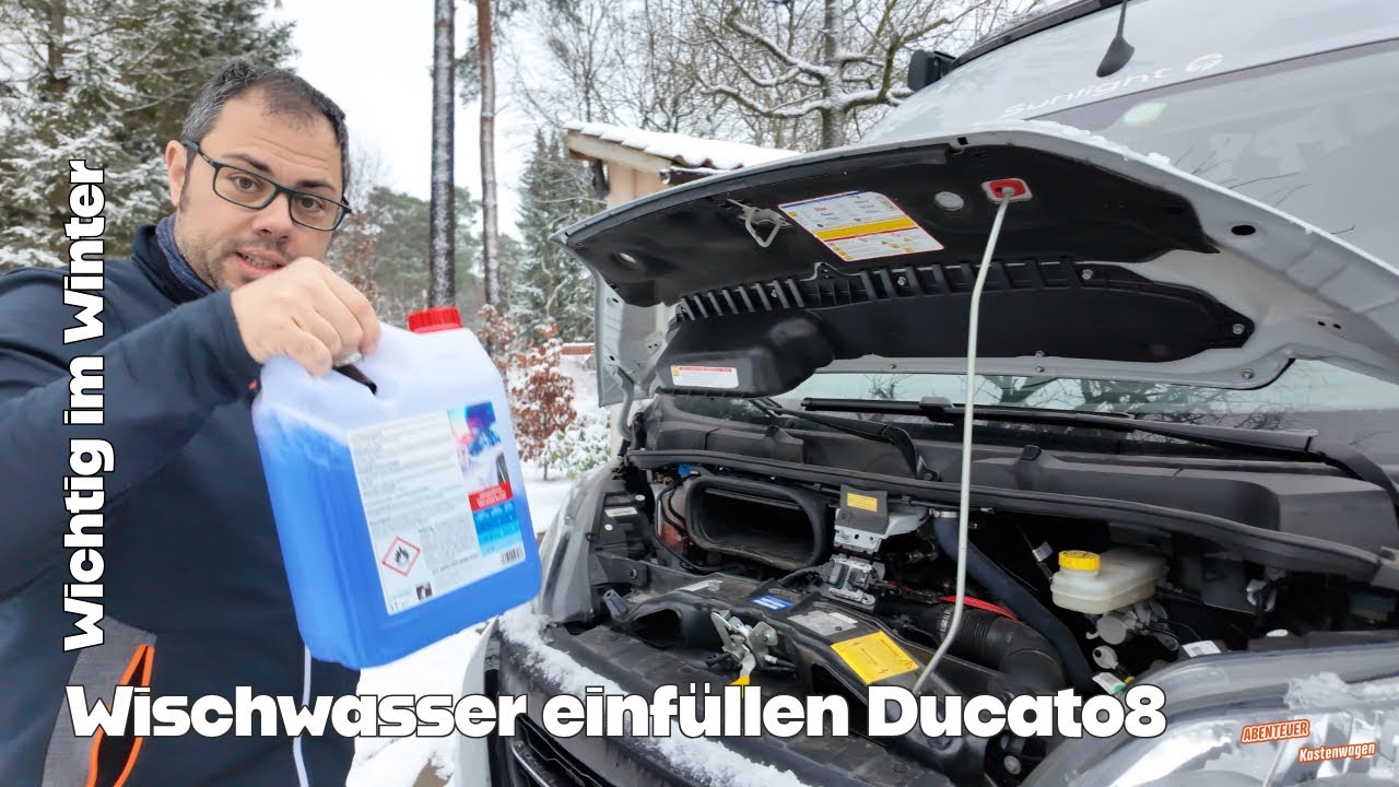 Wischwasser bef&uuml;llen Ducato 8