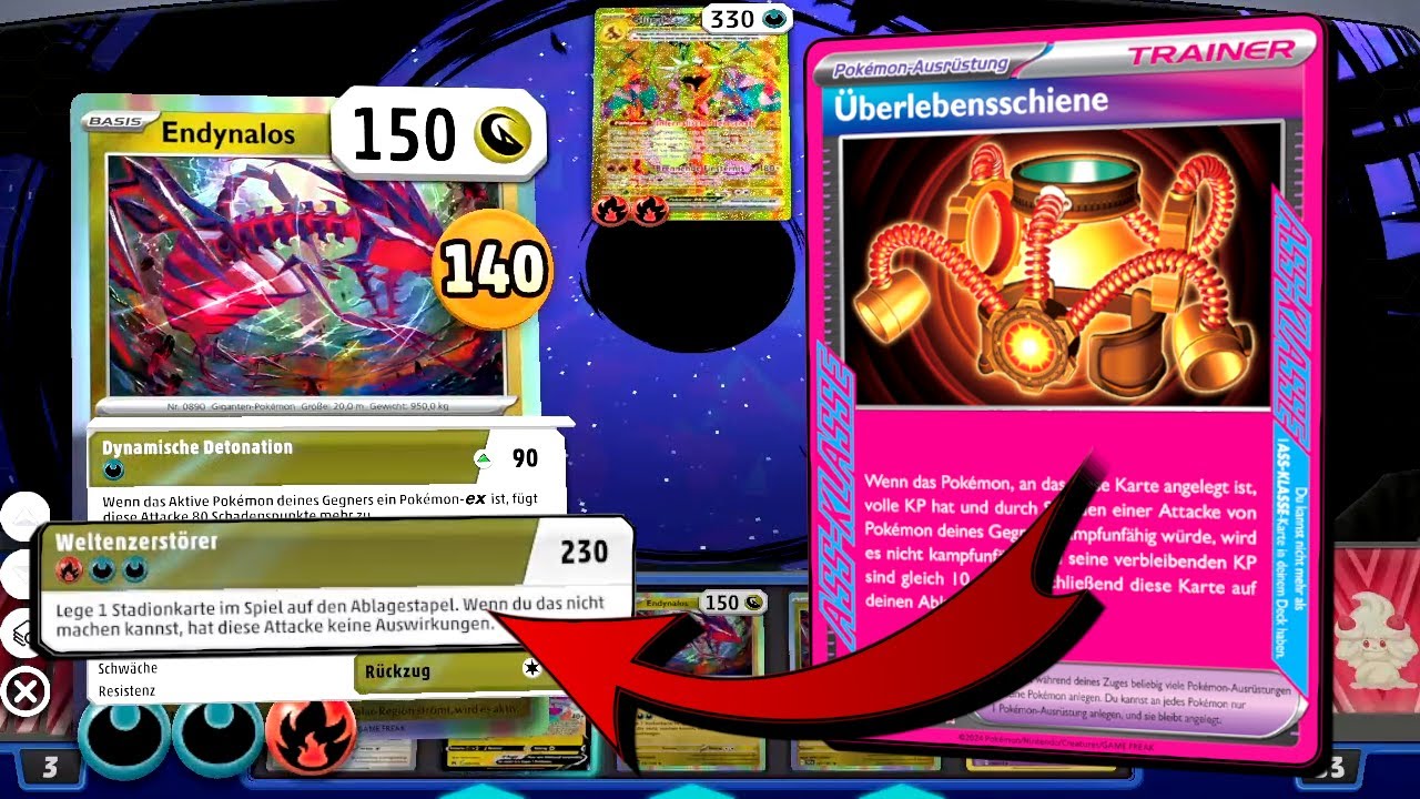 Dieses DECK kennt NIEMAND! Endynalos Pokémon TCG Deckliste!