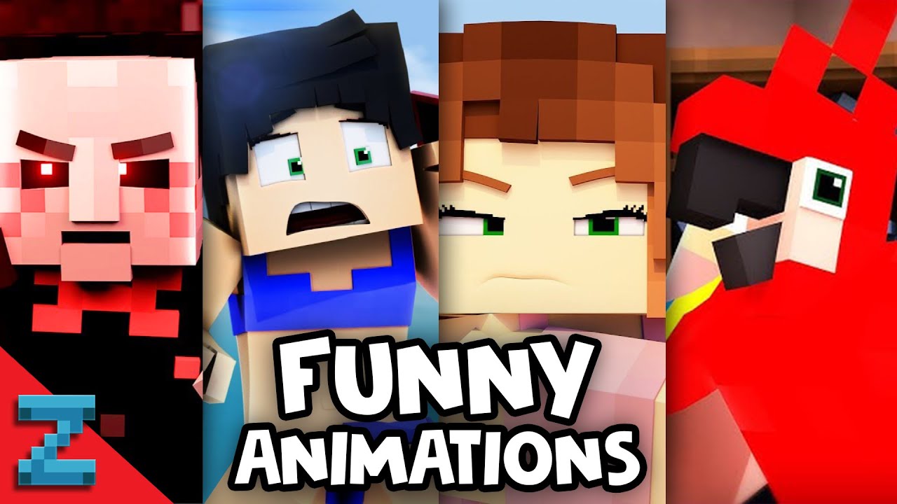 Funny Animations! 😂 (ZAMination Originals) Minecraft Animation Compilation