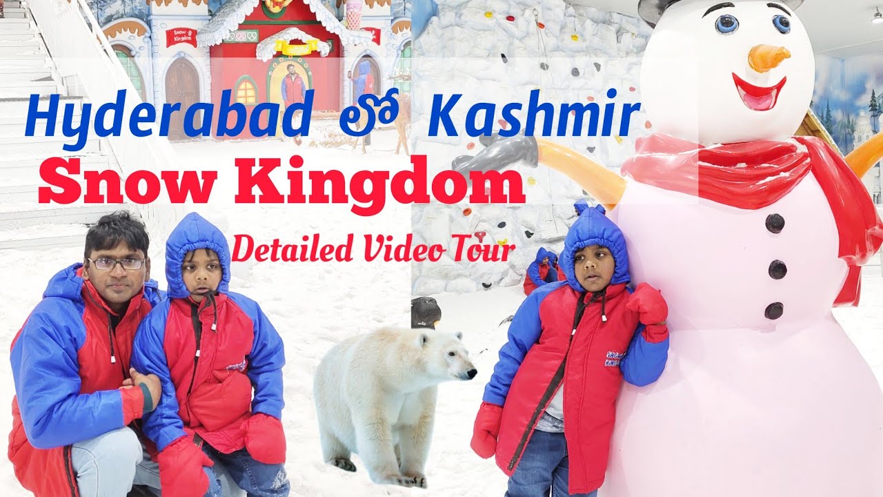 Snow Kingdom Hyderabad  | 4K | India's Biggest Snow Theme Park